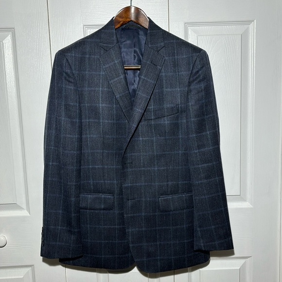JB Britches Navy Blue Sport Coat 40R - Picture 1 of 7